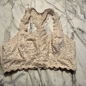 Black Bow lace bralette‎ size M